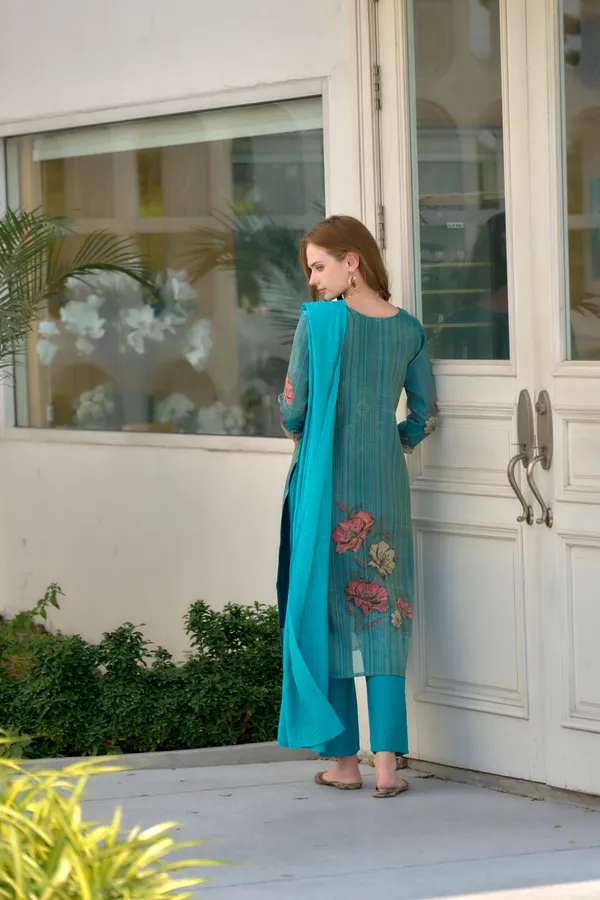 Blue_Viscose_Kurta,_Pant_&_Dupatta_Set_For_Women_&_Girls