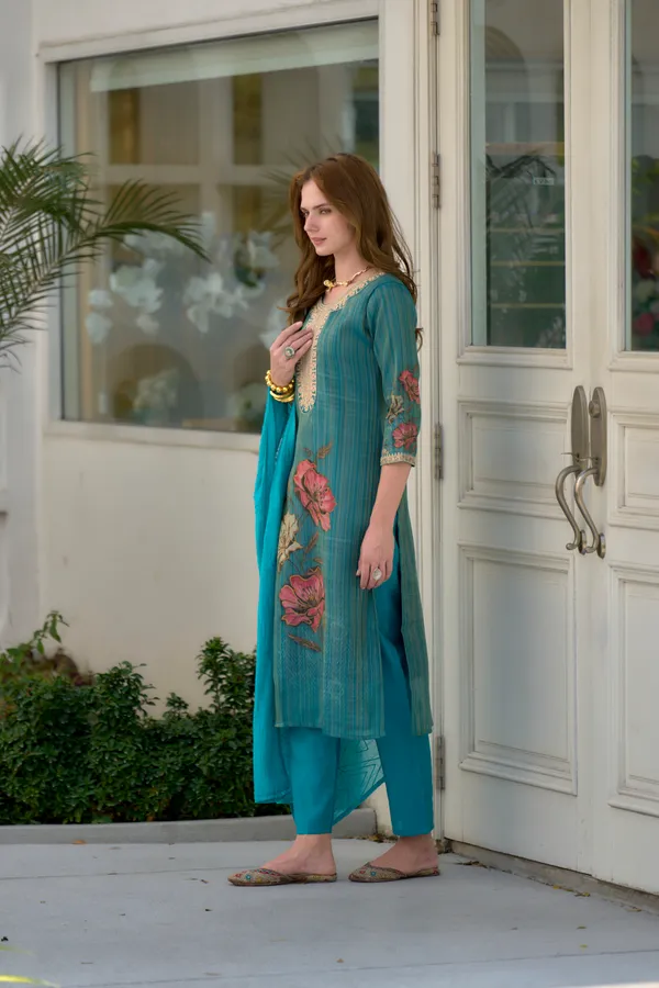 Blue_Viscose_Kurta,_Pant_&_Dupatta_Set_For_Women_&_Girls