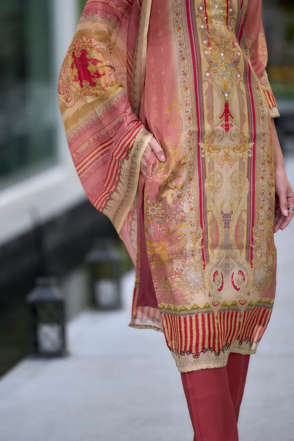 Beige_Viscose_Kurta,_Pant_&_Dupatta_Set_For_Women_&_Girls