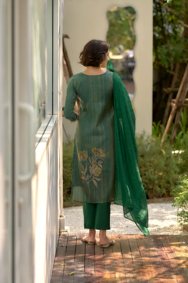 Green_Viscose_Kurta,_Pant_&_Dupatta_Set_For_Women_&_Girls