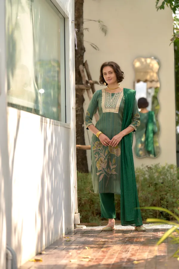 Green_Viscose_Kurta,_Pant_&_Dupatta_Set_For_Women_&_Girls