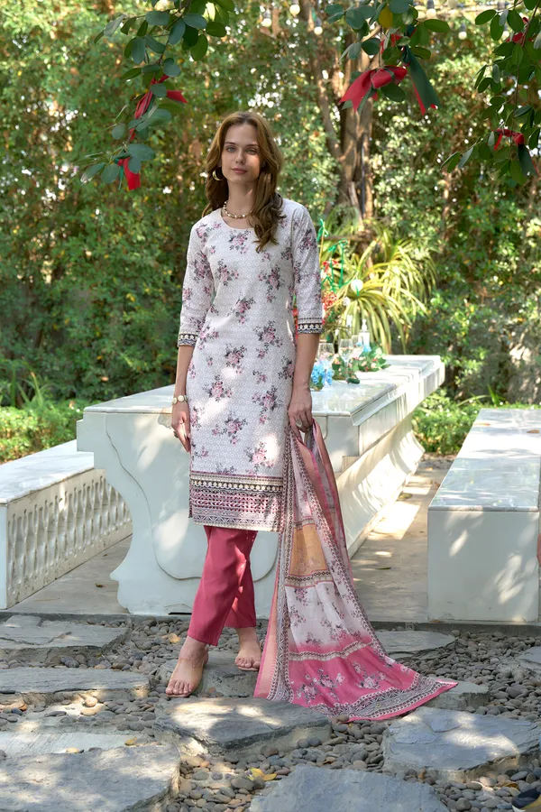 White_Viscose_Kurta,_Pant_&_Dupatta_Set_For_Women_&_Girls