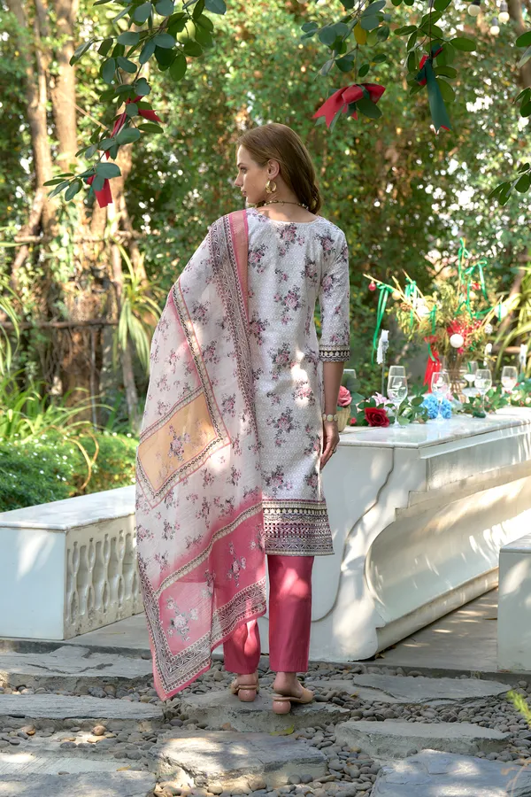 White_Viscose_Kurta,_Pant_&_Dupatta_Set_For_Women_&_Girls
