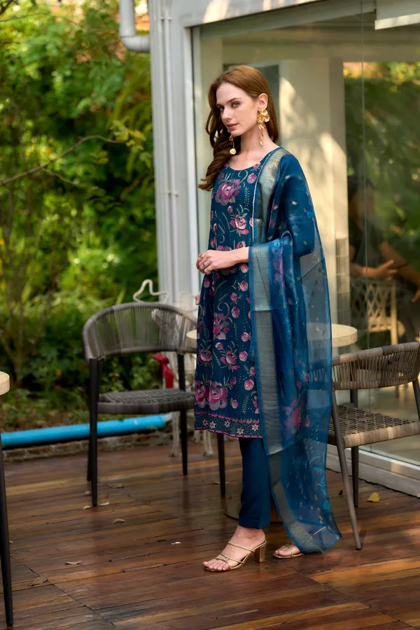 Multicolor_Viscose_Kurta,_Pant_&_Dupatta_Set_For_Women_&_Girls