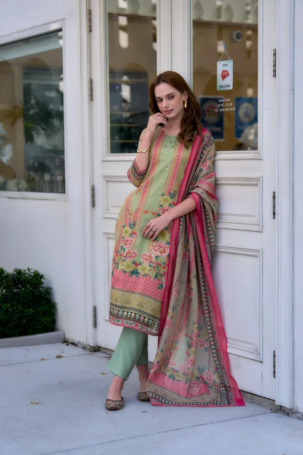 Sea_Green_Viscose_Kurta,_Pant_&_Dupatta_Set_For_Women_&_Girls