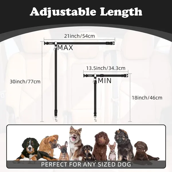 3-in-1_Dog_Car_Seat_Belt_|_Dog_Short_Leash_|_Pet_Car_Harness_Pet_Safety_Leash_for_Dogs_&_Cats