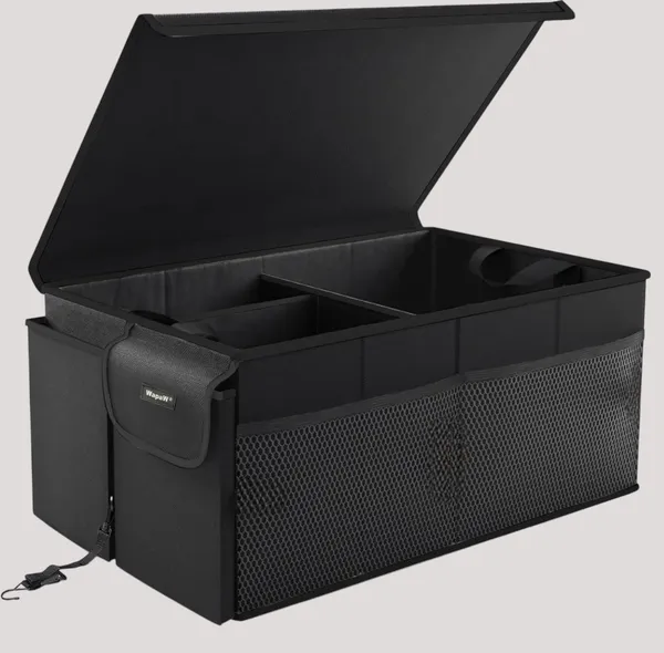 Black_Car_Trunk_Organizer_Bag_With_Lid_|_Size_Multi_Compartment_Car_Organizer_55_X_41_X_25Cm_|_Foldable_Suv_Car_Storage_Bag_With_Support_Strap_|_Car_Travel_Accessories_60L