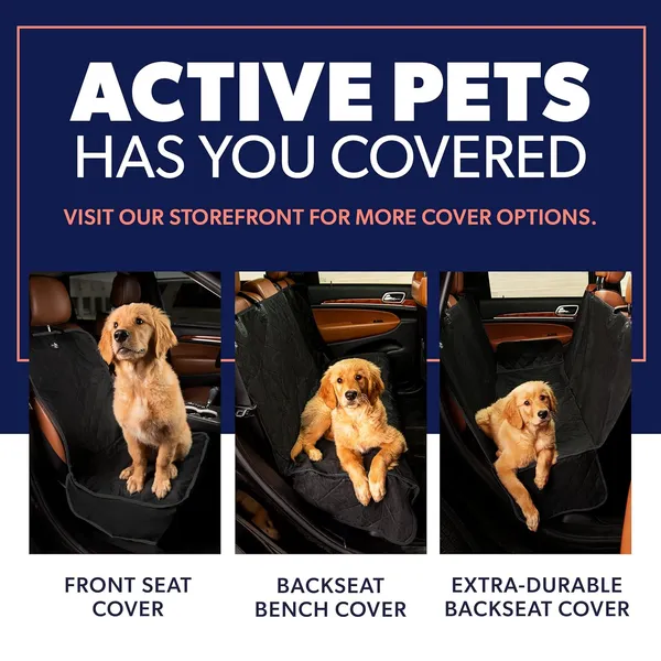 Dog_Pet_Car_Seat_Cover_|_Non-Slip_|_Travel_Hammock_with_Headrest_Straps_for_Anchors_|_Material_Polyester_|_for_Sedan_&_SUV_Cars