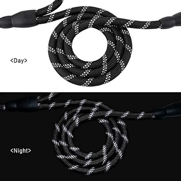Black_5Ft_Strong_Dog_Leash_With_Comfortable_Padded_Handle_And_Highly_Reflective_Threads_Dog_Leashes_For_And_Dogs_Double_Handle