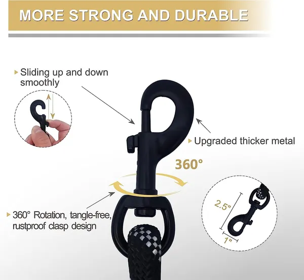 Black_5Ft_Strong_Dog_Leash_With_Comfortable_Padded_Handle_And_Highly_Reflective_Threads_Dog_Leashes_For_And_Dogs_Double_Handle