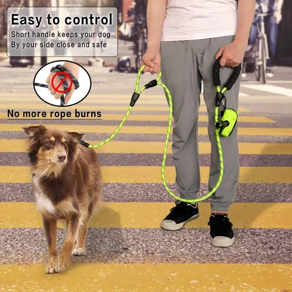 Black_5Ft_Strong_Dog_Leash_With_Comfortable_Padded_Handle_And_Highly_Reflective_Threads_Dog_Leashes_For_And_Dogs_Double_Handle