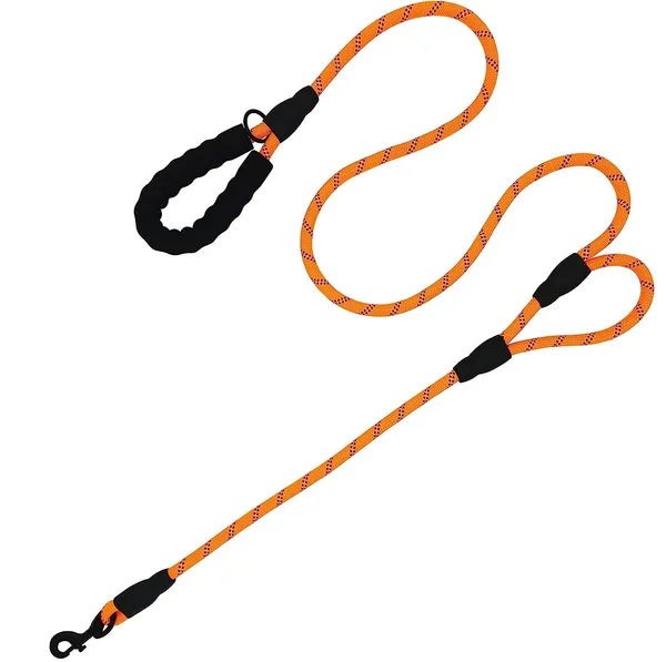 Black_5Ft_Strong_Dog_Leash_With_Comfortable_Padded_Handle_And_Highly_Reflective_Threads_Dog_Leashes_For_And_Dogs_Double_Handle