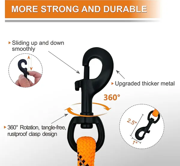 Black_5Ft_Strong_Dog_Leash_With_Comfortable_Padded_Handle_And_Highly_Reflective_Threads_Dog_Leashes_For_And_Dogs_Double_Handle