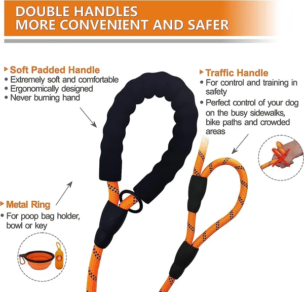 Black_5Ft_Strong_Dog_Leash_With_Comfortable_Padded_Handle_And_Highly_Reflective_Threads_Dog_Leashes_For_And_Dogs_Double_Handle