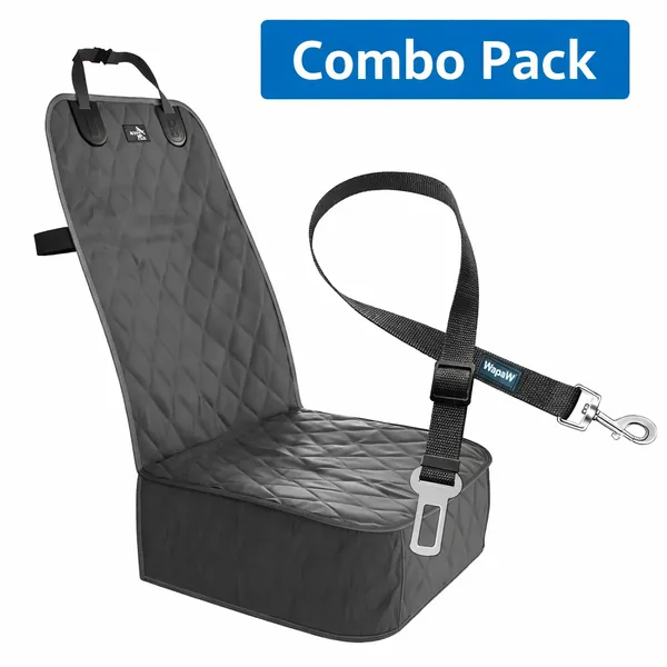 Pet_Travel_Combo_Pack_of_Car_Single_Seat_Cover,_Seat_Belt_Leash
