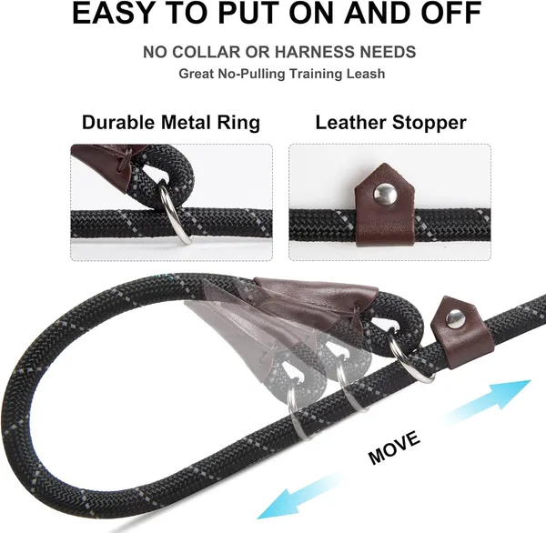Reflective_Dog_Leash,_Anti-Choking_with_Traffic_Padded_2_Handles,_Reflective_Strong_Sturdy_Heavy_Duty_Rope_Lead,_5.2FT/160cm_Dog_Training_Lead_for_Medium_Large_Dogs