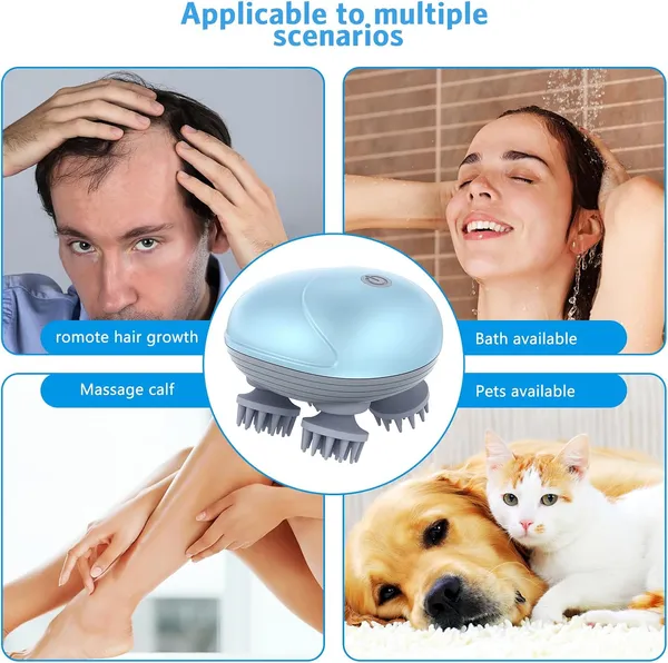 Revive_Scalp_Massager_|_96_Silicon_Kneading_Points_with_Detachable_Heads_|_Scalp,_Body_&_Head__(Assorted_Color)