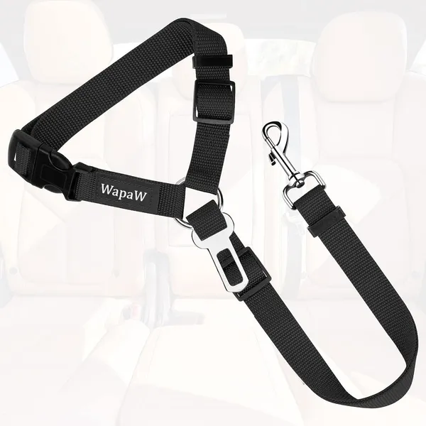 Black_Dog_Seat_Belt,_Adjustable_Nylon_Vehicle_Tether_For_Pets,_Cat_Car_Restraint_Lead