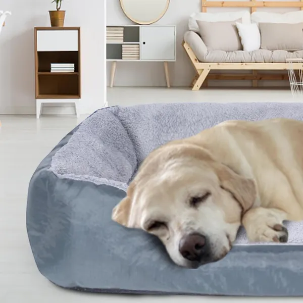 Grey_Polypropylene_Dog_Bed_For_Dogs,_Soft_Washable_Cat_Bed_Comfortable_Dog_Couch_Warming_Rectangle_Pet_Bed_42_X_54Cm