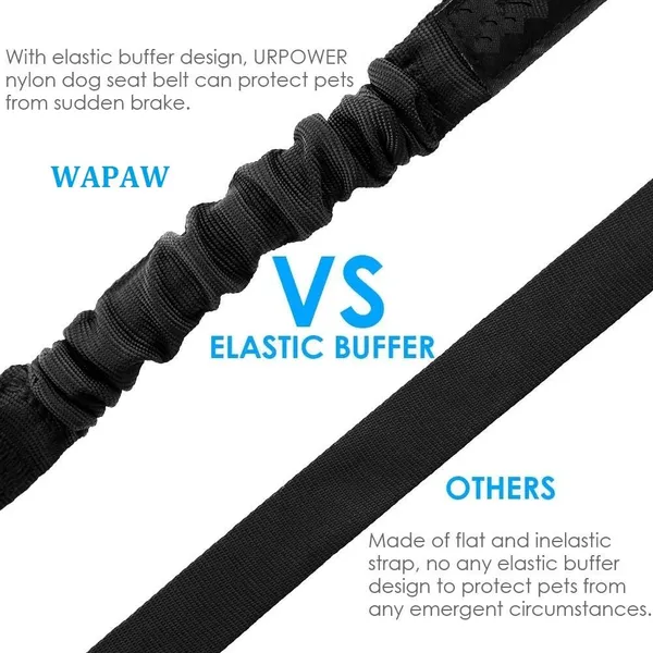 Black_Pet_Car_Seat_Belt_-_Car_Harness_For_Dogs_Adjustable_Safety_Seat_Belt_For_Car._Durable_Nylon_Reflective_Elastic_With_Bungee_Buffer_For_Shock_Attenuation_Pack_Of_1