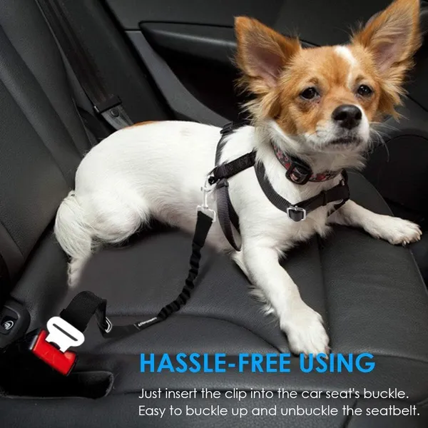 Black_Pet_Car_Seat_Belt_-_Car_Harness_For_Dogs_Adjustable_Safety_Seat_Belt_For_Car._Durable_Nylon_Reflective_Elastic_With_Bungee_Buffer_For_Shock_Attenuation_Pack_Of_2