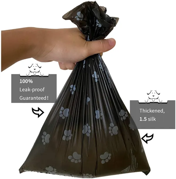 Black_Dog_Poop_Bags,_Extra_Thick_And_Strong_Poop_Bags_For_Dogs,_Guaranteed_Leak-Proof,_15_Doggy_Bags_Per_Roll,_Each_Dog_Poop_Bag_Measures_9_X_13_Inches_Pack_Of_4_4X15_=_60_Bag_+_Dispenser
