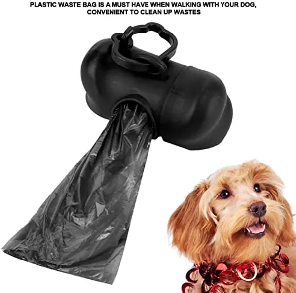 Black_Dog_Poop_Bags,_Extra_Thick_And_Strong_Poop_Bags_For_Dogs,_Guaranteed_Leak-Proof,_15_Doggy_Bags_Per_Roll,_Each_Dog_Poop_Bag_Measures_9_X_13_Inches_Pack_Of_4_4X15_=_60_Bag_+_Dispenser