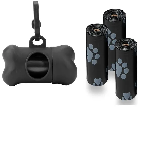 Black_Dog_Poop_Bags,_Extra_Thick_And_Strong_Poop_Bags_For_Dogs,_Guaranteed_Leak-Proof,_15_Doggy_Bags_Per_Roll,_Each_Dog_Poop_Bag_Measures_9_X_13_Inches_Pack_Of_4_4X15_=_60_Bag_+_Dispenser