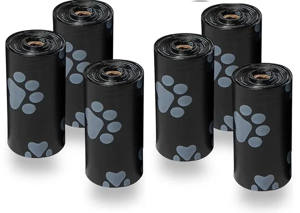 Black_Dog_Poop_Bags,_Extra_Thick_And_Strong_Poop_Bags_For_Dogs,_Guaranteed_Leak-Proof,_15_Doggy_Bags_Per_Roll,_Each_Dog_Poop_Bag_Measures_9_X_13_Inches_Pack_Of_6_6X15_=_90_Bag
