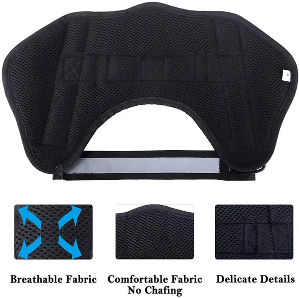Black_Service_Dog_Harness,_No_Pull_Easy_On_And_Off_Pet_Vest_Harness,_3M_Reflective_Breathable_&_Easy_Adjust_Pet_Harness_With_Nylon_Handle_-_No_More_Choking_For_Dogs