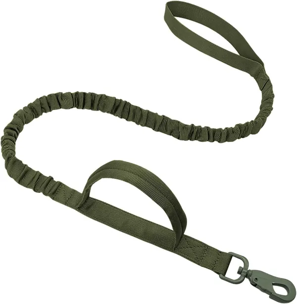 Army_Green_Tactical_Dog_Leash,_Tactical_Bungee_Dog_Leash_Heavy_Duty,_No_Pull_Dog_Leash_For_Shock_Absorption,_Improved_Dog_Safety_And_Comfort_Training_Leash_For_Breed._95-145Cm