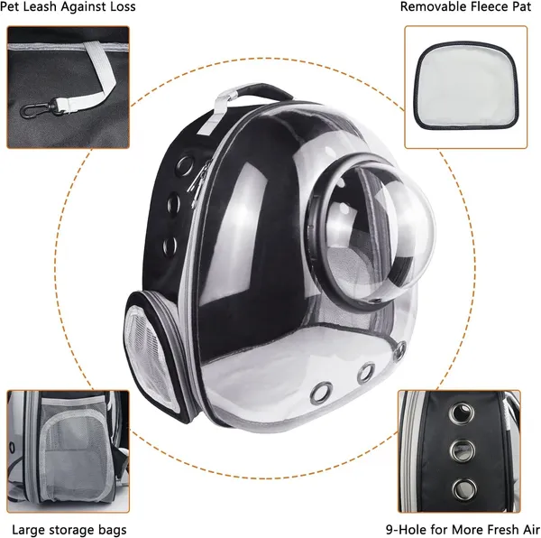 Black_Pet_Space_Capsule_Backpack,_Cat_Puppy_Dog_Carrier,_Transparent_Breathable_Heat_Proof,_Pet_Carrier_For_Travel_Hiking_Walking_Camping