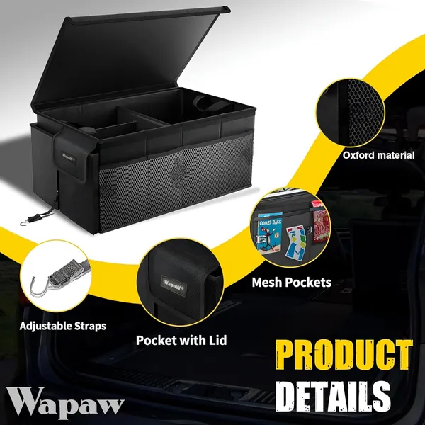 Black_Car_Trunk_Organizer_Bag_With_Lid_|_Size_Multi_Compartment_Car_Organizer_55_X_41_X_25Cm_|_Foldable_Suv_Car_Storage_Bag_With_Support_Strap_|_Car_Travel_Accessories_60L
