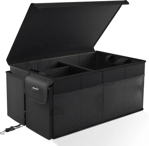 Black_Car_Trunk_Organizer_Bag_With_Lid_|_Size_Multi_Compartment_Car_Organizer_55_X_41_X_25Cm_|_Foldable_Suv_Car_Storage_Bag_With_Support_Strap_|_Car_Travel_Accessories_60L