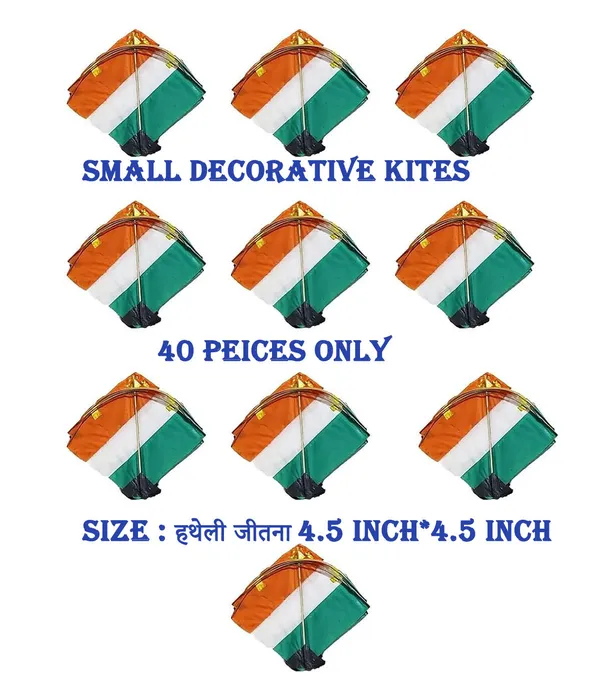 40_Small_Kites_Size_4.5_*_4.5_inches_Small_Palm_Mini_Size_(Kites_for_Multi_Use_Decor_and_School_Projects_etc_and_15_aug,_makar_sakranti