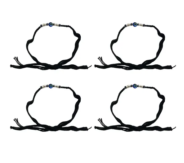 4_Pcs_Black_Durable_Raksha_Sutra_Bracelet_with_Evil_Eye_&_Silver_Bead_|_Nazarbattu_Cotton_Dhaga_Rakhi_for_Men,_Women_&_Kids_|_Family_Pack_for_Raksha_Bandhan_&_day_to_day_use