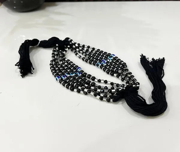 4_Pcs_Black_Durable_Raksha_Sutra_Bracelet_with_Evil_Eye_&_Silver_Beads_|_Nazarbattu_Cotton_Dhaga_Rakhi_for_Men,_Women_&_Kids_|_Family_Pack_for_Raksha_Bandhan_&_day_to_day_use