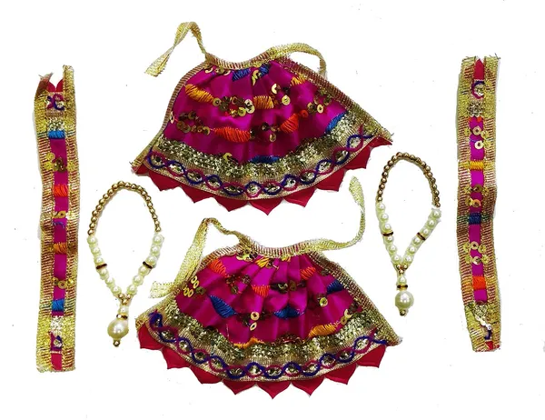 Multicolor_6_Piece_Bhagwan_Poshak_Lehnga_Patka_Set_With_6_Mala_And_1_Laddu_Gopal_Mukut_Accessory_Set