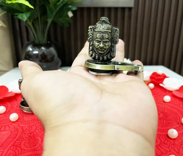 BITONA®_1_pc_Metal_Made_ujjain_Shiv_Mahakaal_Idol_for_car_Dashboard_or_Home_mandir_(Random_Color_1_Pc_Only)_2.5_inch_60_Grams