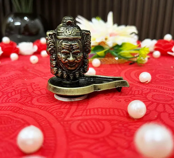 BITONA®_1_pc_Metal_Made_ujjain_Shiv_Mahakaal_Idol_for_car_Dashboard_or_Home_mandir_(Random_Color_1_Pc_Only)_2.5_inch_60_Grams