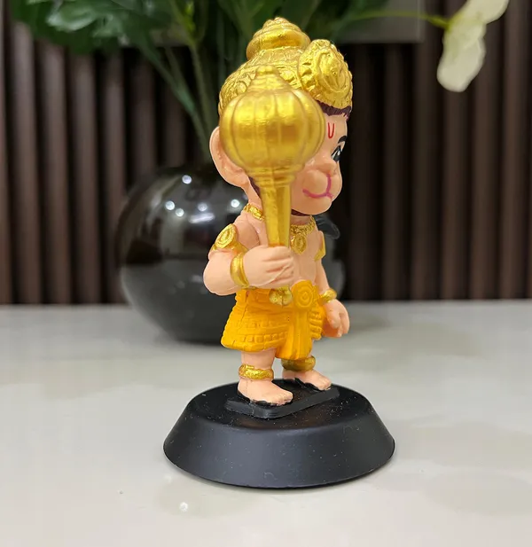 BITONA®_Baal_Hanuman_ji,_Bajrangbali_Idol,_Decorative_Showpiece_|_for_Gift,_car_Dashboard_and_Office_&_Home_Decor_(1_Piece)_Size_3.5_inch
