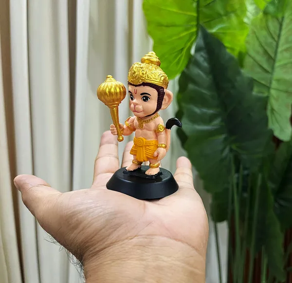 BITONA®_Baal_Hanuman_ji,_Bajrangbali_Idol,_Decorative_Showpiece_|_for_Gift,_car_Dashboard_and_Office_&_Home_Decor_(1_Piece)_Size_3.5_inch