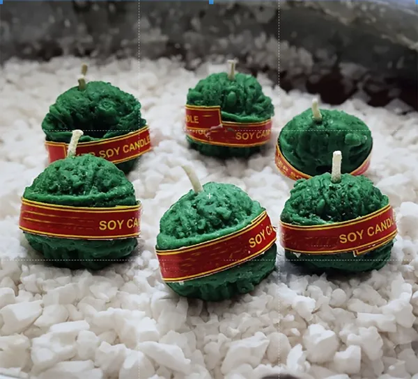 BITONA®_Festival_Soy_Wax_Decorative_Cracker_Candles_–_Pack_of_6_|_Eco-Friendly,_Smokeless,_Long-Lasting_for_Diwali_&_Gifting