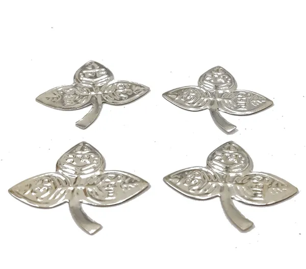 Silver_4_Piece_Silver_Plated_Belpatra,_Bilva_Leaves_For_Lord_Shivling_Puja_And_Rudra_Abhishek