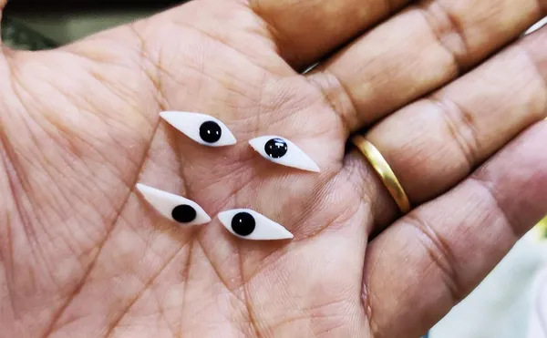 White_No_Plastic_Material_Bhagwan_Eyes_Netra__12_Piece_For_Big_Bhagwan_In_Home_Mandir