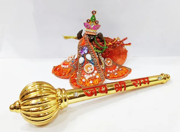 Golden_Metal_Made_Bajrangbali_Big_Gada_For_Keeping_In_Home_Temple_Or_Gifting_To_Hanuman_Ji_Size-_8_Inch_Wt-450_Gram_Approx