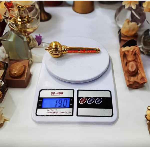 Golden_190_Gm_5_Inches_Metal_Made_Hanuman_Ji_Small_Gada_For_Keeping_In_Home_Temple_Or_Gifting_To_Hanuman_Ji_Size-_5_Inch_Wt-190_Gram_Approx