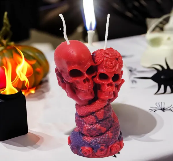 Multicolor_1_Pc_Skull_Bhoot_Couple_Shape_Designer_Scented_Soy_Wax_Candle_For_Gifting_Or_Decorations_In_Festivals_Halloween_Diwali_Christmas_Etc_(1_Pc_)
