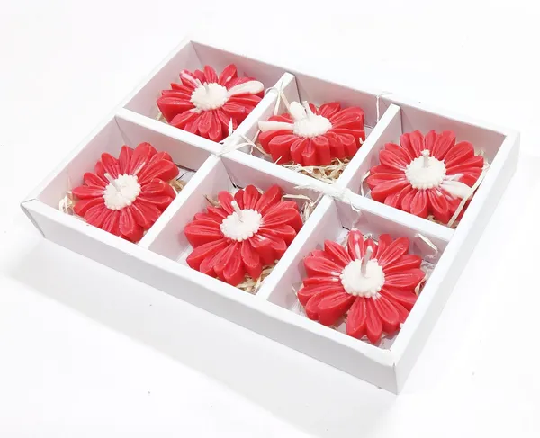 Set_of_6_Red_Daisy_Floating_Full_Scented_Soy_Wax_Candle_For_Festive_Gifting_And_Home_Decoration