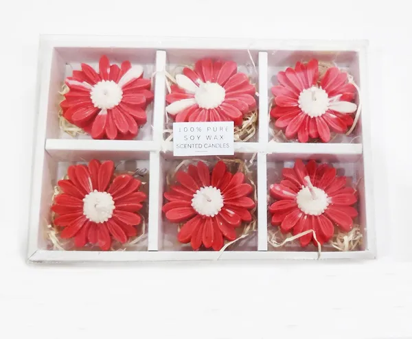 Set_of_6_Red_Daisy_Floating_Full_Scented_Soy_Wax_Candle_For_Festive_Gifting_And_Home_Decoration